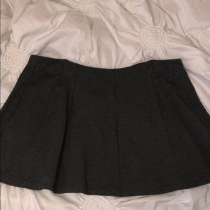 Charcoal Grey Mini Skirt Forever 21 Plus Size